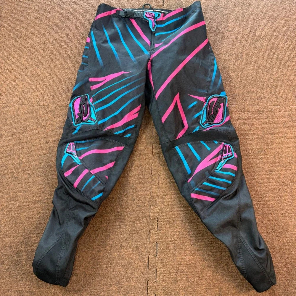 MSR Starlet Youth Motocross Pants Y28 Black Pink Blue Racing Gear Dirt Bike ATV